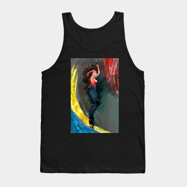 Ukraine mermaid Tank Top by kozinoart